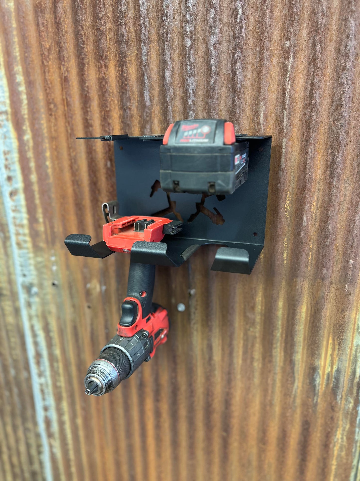 2 Tool & Battery Holder Milwaukee M18