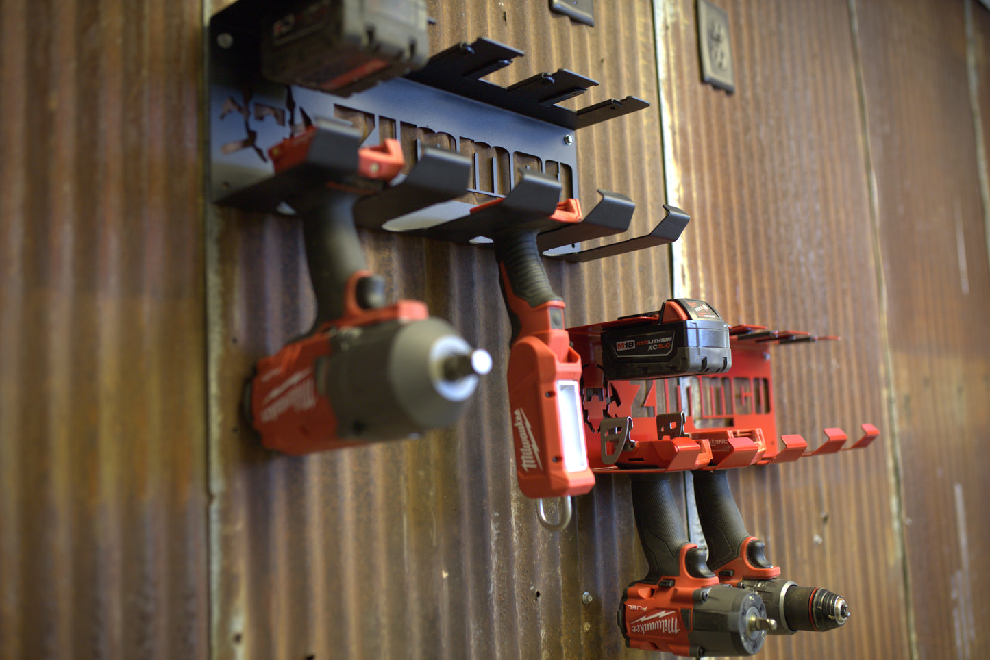 4 Tool & Battery Holder Milwaukee M18