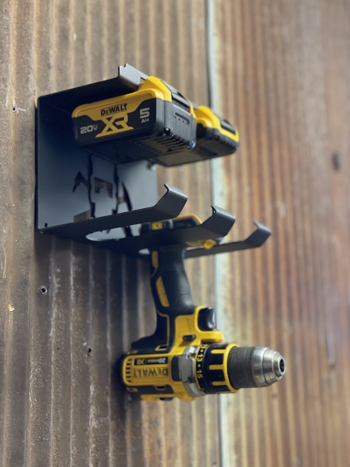 2 Tool & Battery Rack - DeWalt 20V