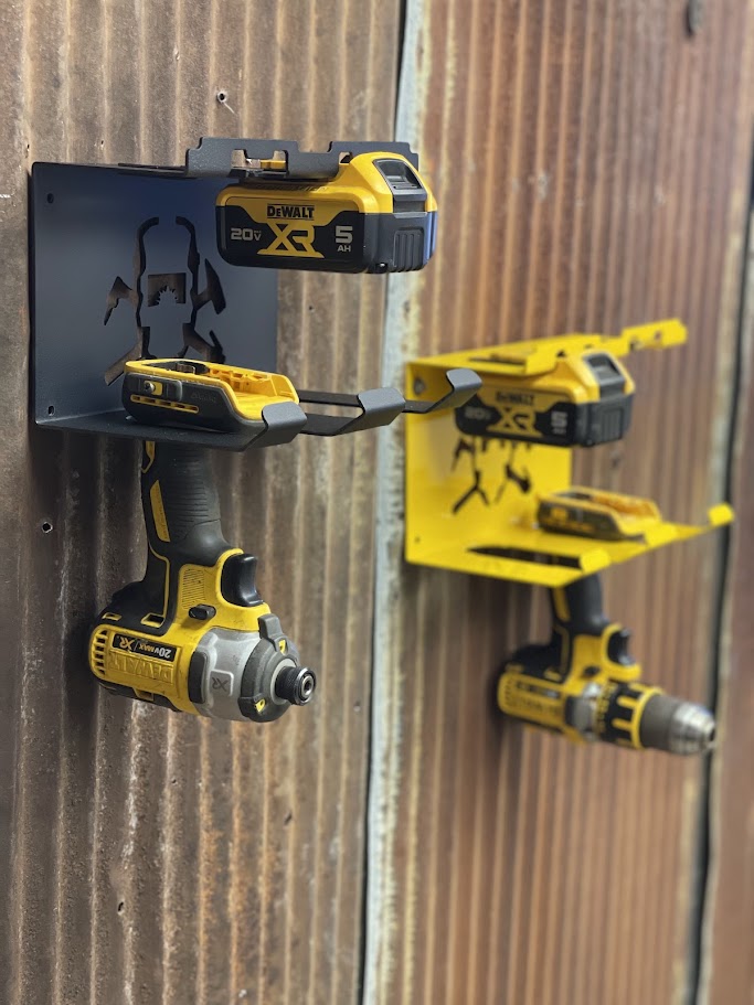 2 Tool & Battery Rack - DeWalt 20V