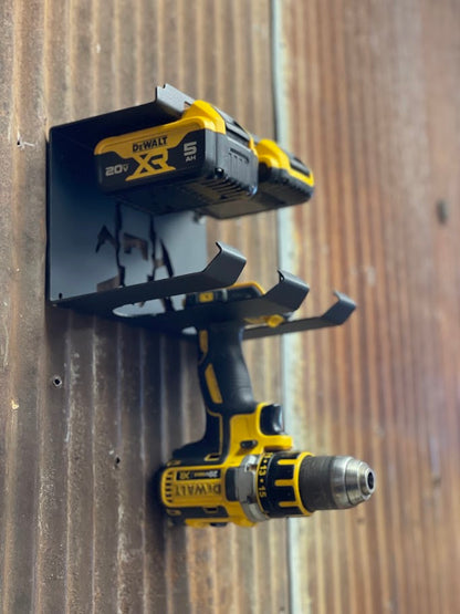 2 Tool & Battery Rack - DeWalt 20V