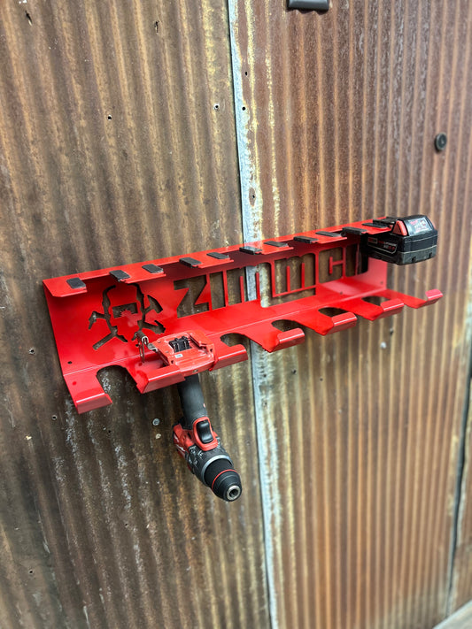 6 Tool & Battery Rack - Milwaukee M18